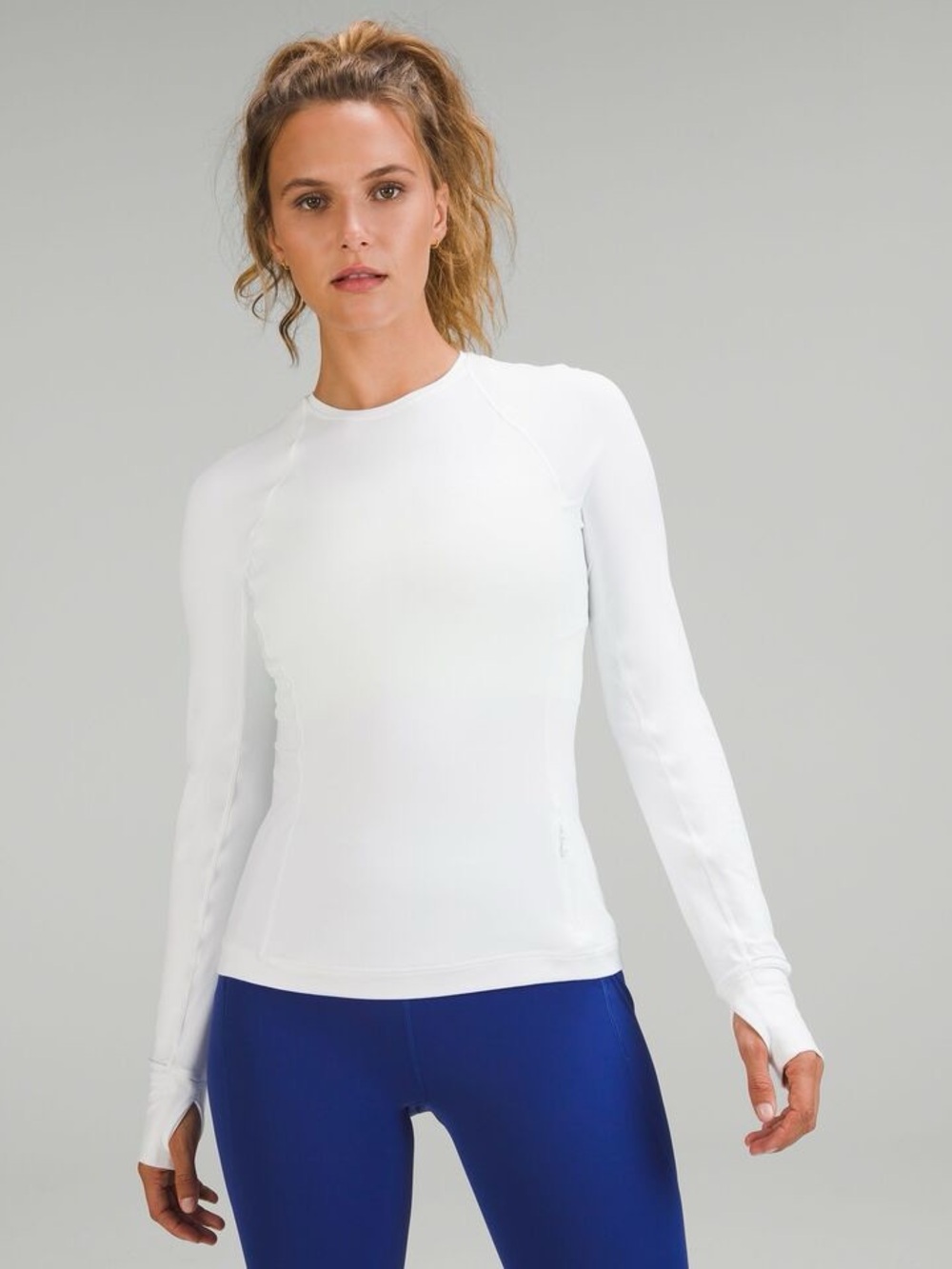 Lululemon It’s Rulu Run Long Sleeve white size 6 NWOT